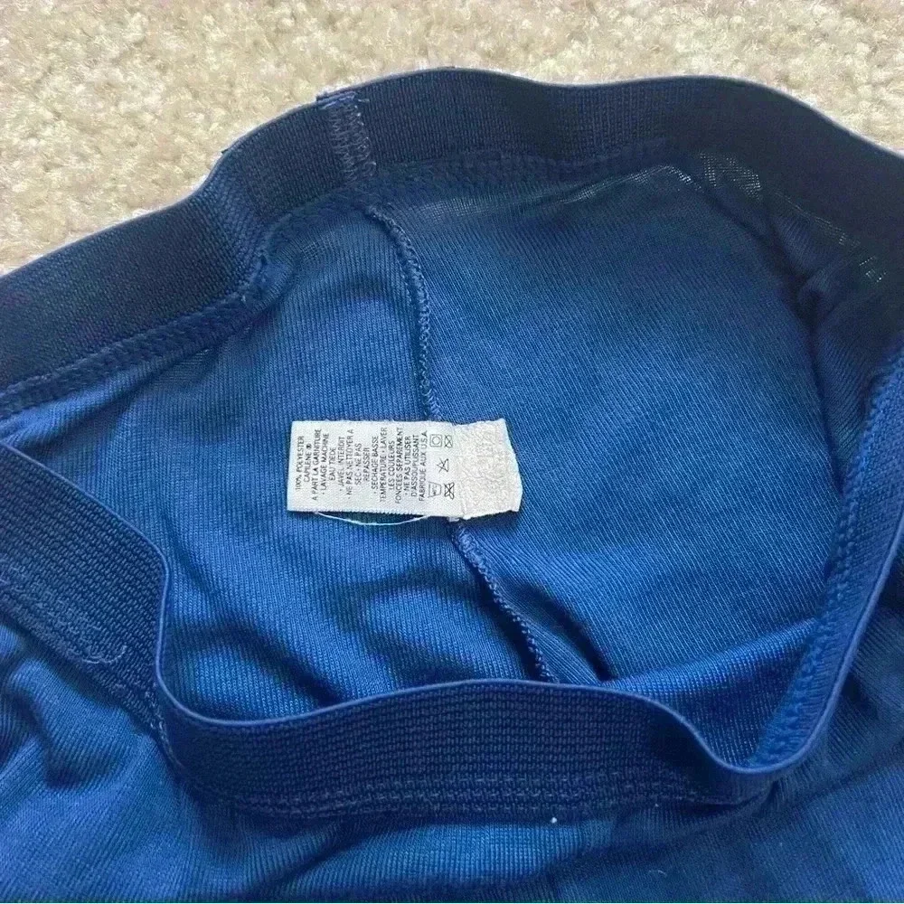 Patagonia Capilene Base Layer Leggings Blue Wm Sz Small Light Weight Polyester